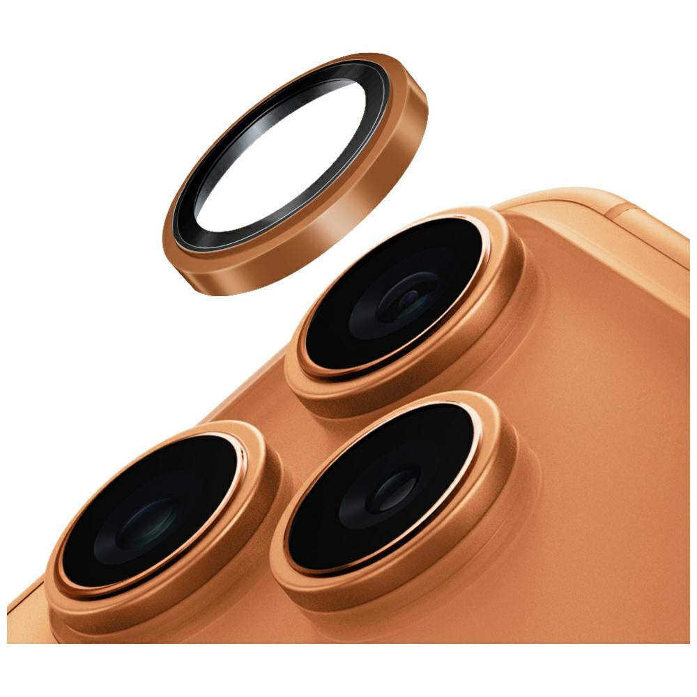 Uniq Optix Prime Camera Lens Protector for iPhone 17 Pro / 17 Pro Max with Applicator - Orange_0