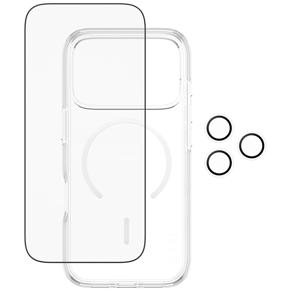Conjunto 3 em 1 PanzerGlass CARE / PanzerGlass / iP 17 Pro / Preto / CR74977_2