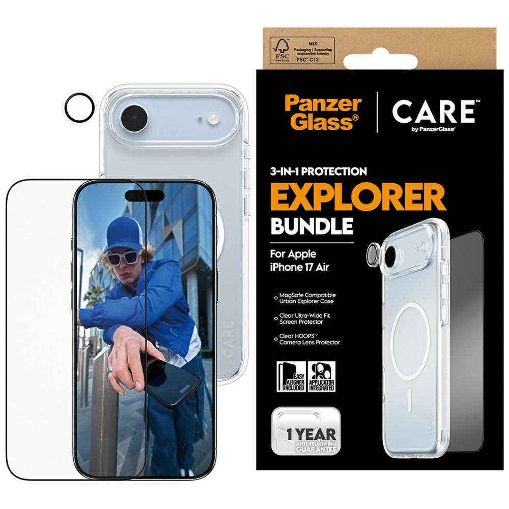 Conjunto Explorador 3 em 1 PanzerGlass / Preto / CR66372_0