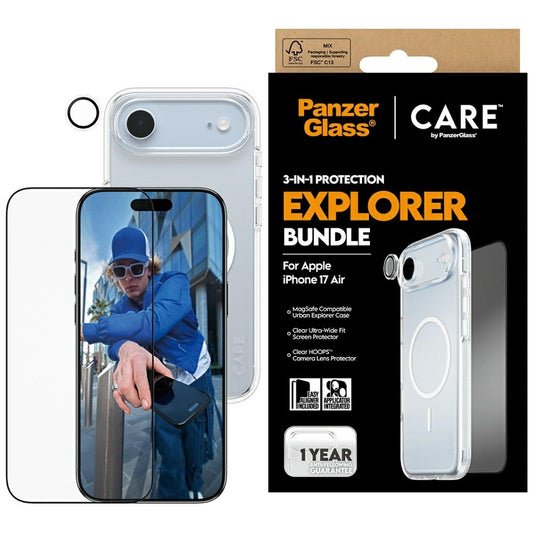 Conjunto Explorador 3 em 1 PanzerGlass / Preto / CR66372_0