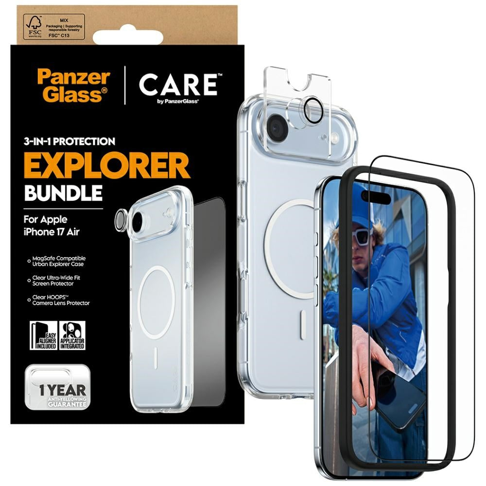 Conjunto Explorador 3 em 1 PanzerGlass / Preto / CR66372_3