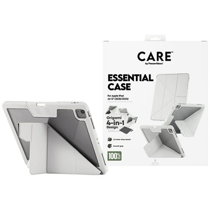 Care by PanzerGlass Y fold case for iPad Air 13" 2024 / 2025 - light gray_0