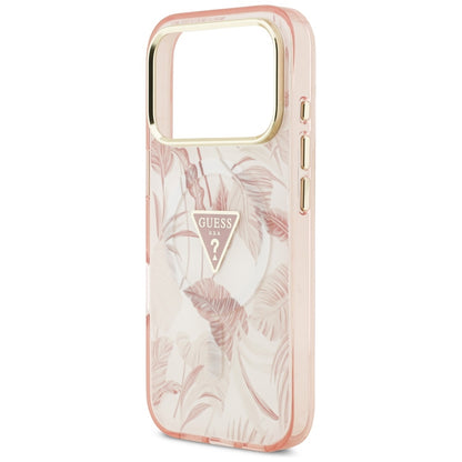 Guess Jungle Tonal Triangle MagSafe Case for iPhone 17 Pro Max - Pink_5