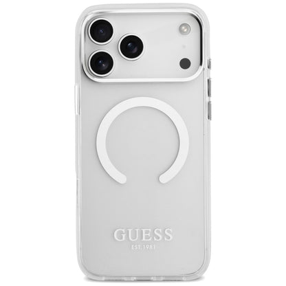 Guess Metal Outline MagSafe case for iPhone 17 Pro Max - silver_2