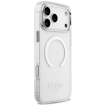 Guess Metal Outline MagSafe case for iPhone 17 Pro Max - silver_3