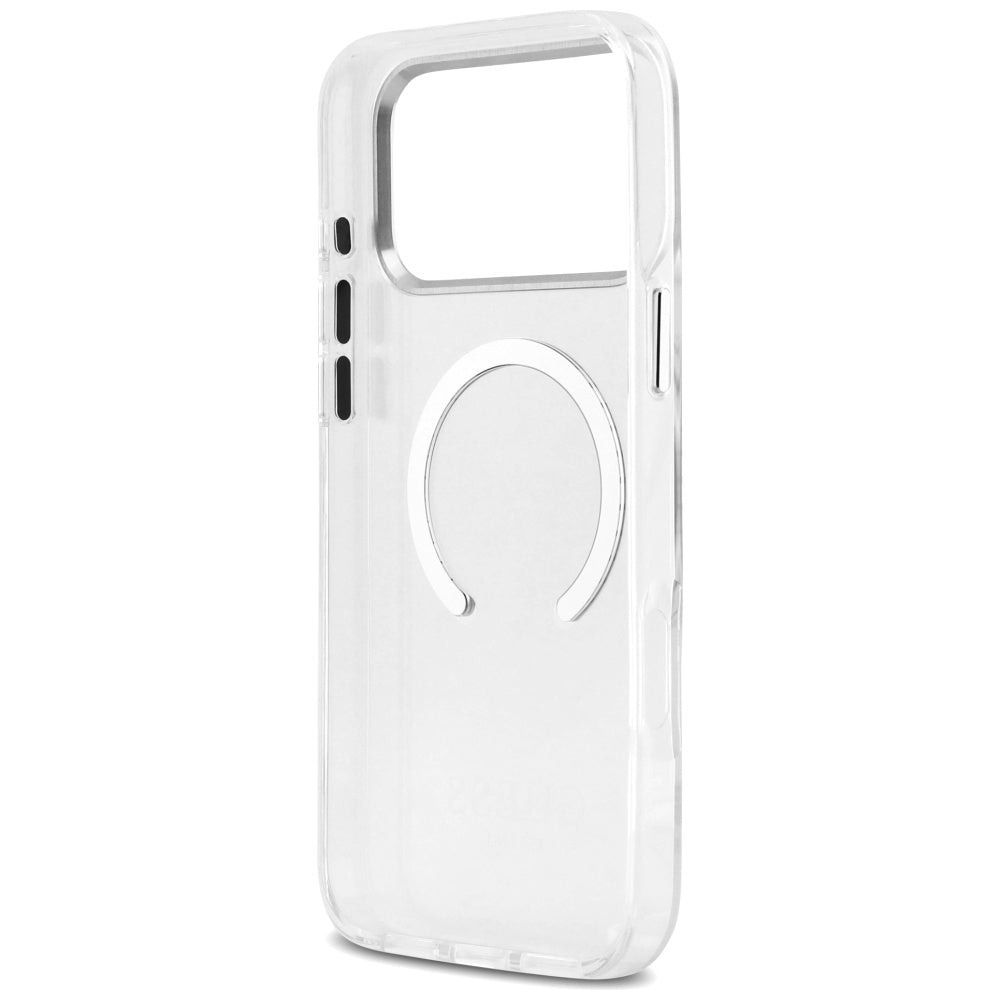 Guess Metal Outline MagSafe case for iPhone 17 Pro Max - silver_6