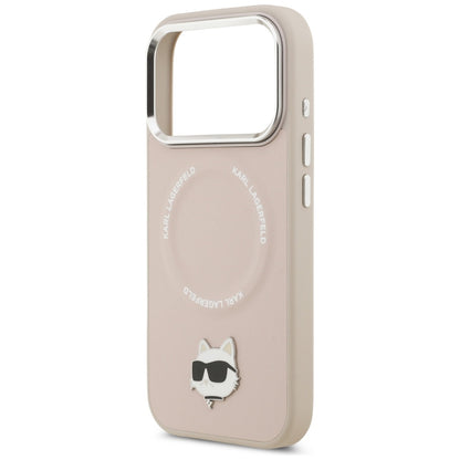 Karl Lagerfeld Choupette Pin MagSafe Case for iPhone 17 Pro - Pink_5