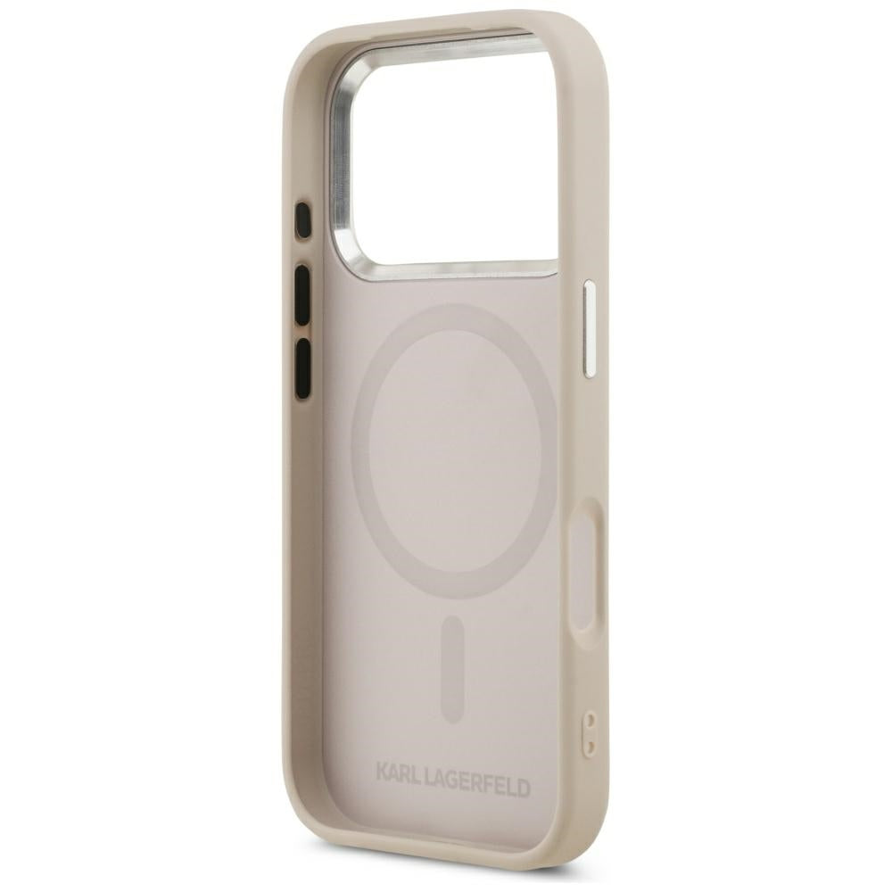 Karl Lagerfeld Choupette Pin MagSafe Case for iPhone 17 Pro - Pink_6