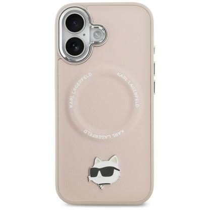 Karl Lagerfeld Choupette Pin MagSafe Case for iPhone 17 - Pink_2