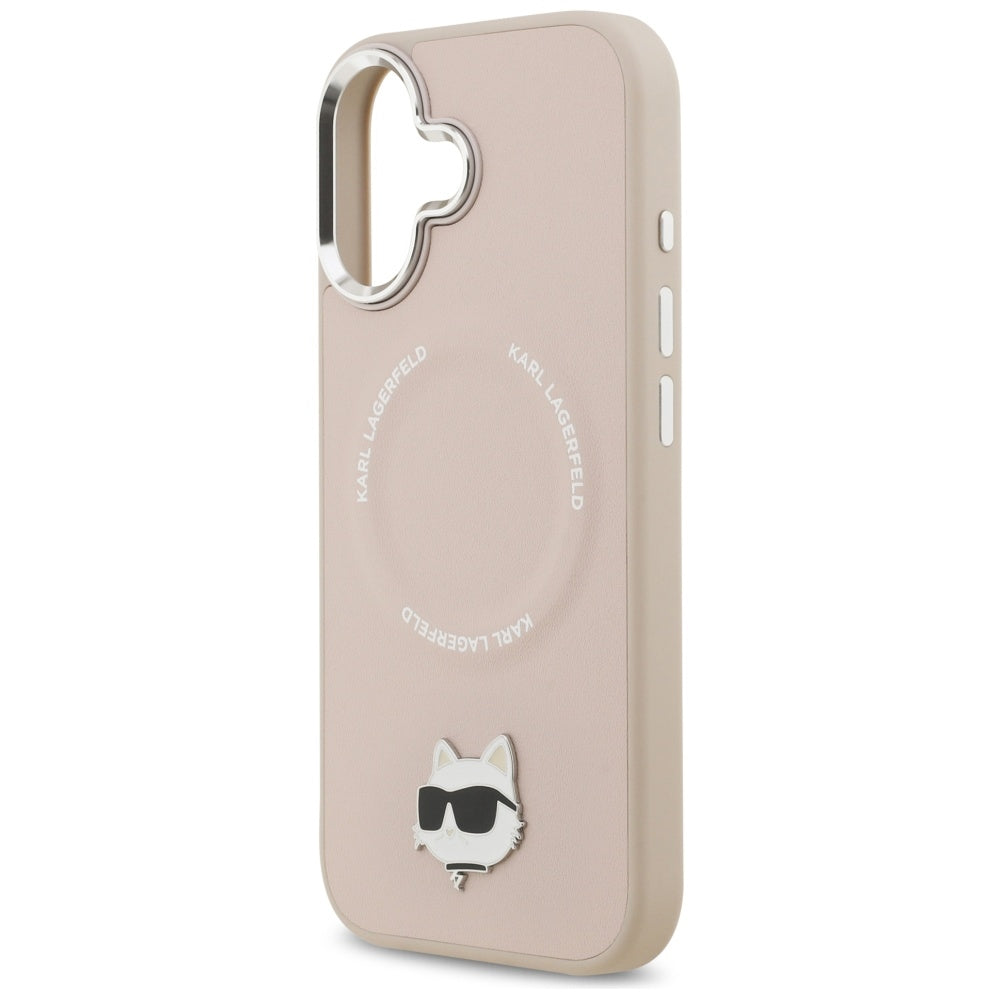 Karl Lagerfeld Choupette Pin MagSafe Case for iPhone 17 - Pink_6