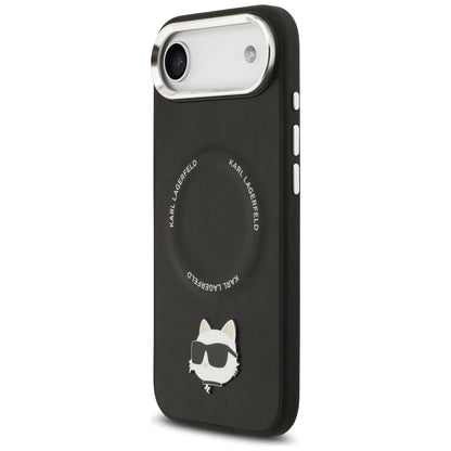 Karl Lagerfeld Choupette Pin MagSafe Case for iPhone Air Black_1