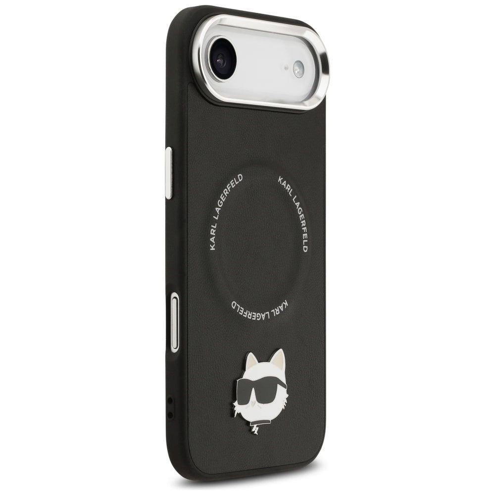 Karl Lagerfeld Choupette Pin MagSafe Case for iPhone Air Black_3