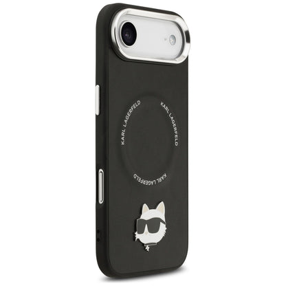 Karl Lagerfeld Choupette Pin MagSafe Case for iPhone Air Black_3
