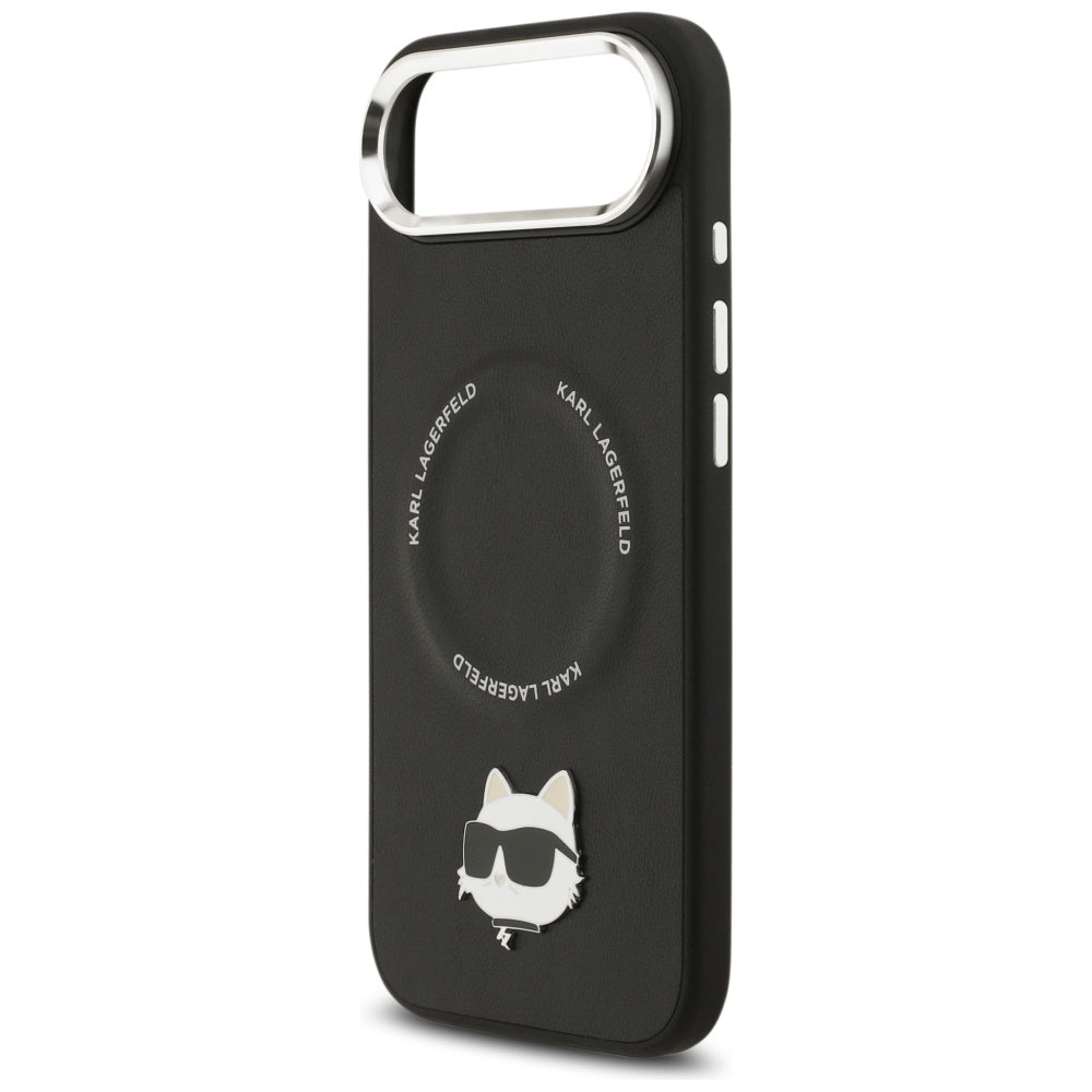 Karl Lagerfeld Choupette Pin MagSafe Case for iPhone Air Black_5