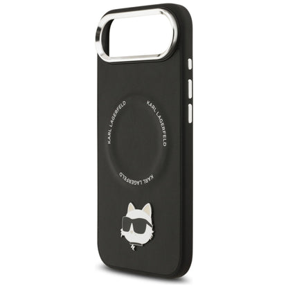 Karl Lagerfeld Choupette Pin MagSafe Case for iPhone Air Black_5