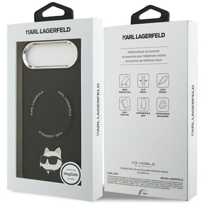 Karl Lagerfeld Choupette Pin MagSafe Case for iPhone Air Black_7