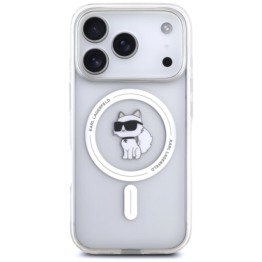 Karl Lagerfeld IML Choupette MagSafe Case for iPhone 17 Pro Max - Transparent_2