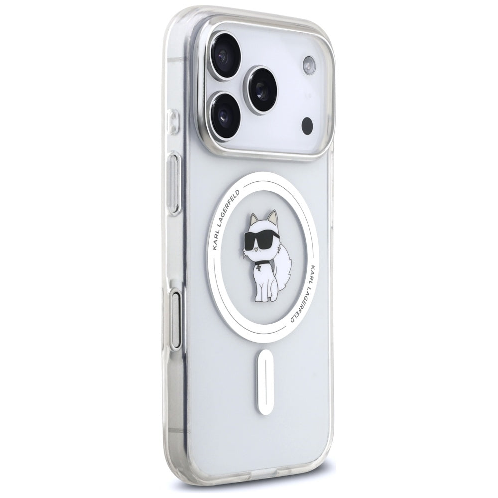 Karl Lagerfeld IML Choupette MagSafe Case for iPhone 17 Pro Max - Transparent_3
