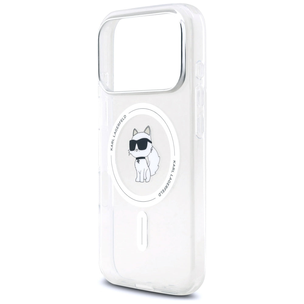 Karl Lagerfeld IML Choupette MagSafe Case for iPhone 17 Pro Max - Transparent_5