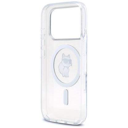 Karl Lagerfeld IML Choupette MagSafe Case for iPhone 17 Pro Max - Transparent_6