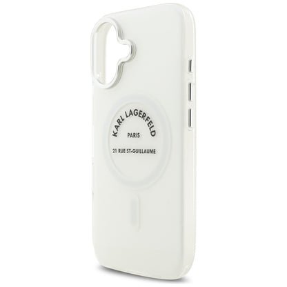 Karl Lagerfeld IML Karl RSG Logo MagSafe Case for iPhone 17 - Transparent_5