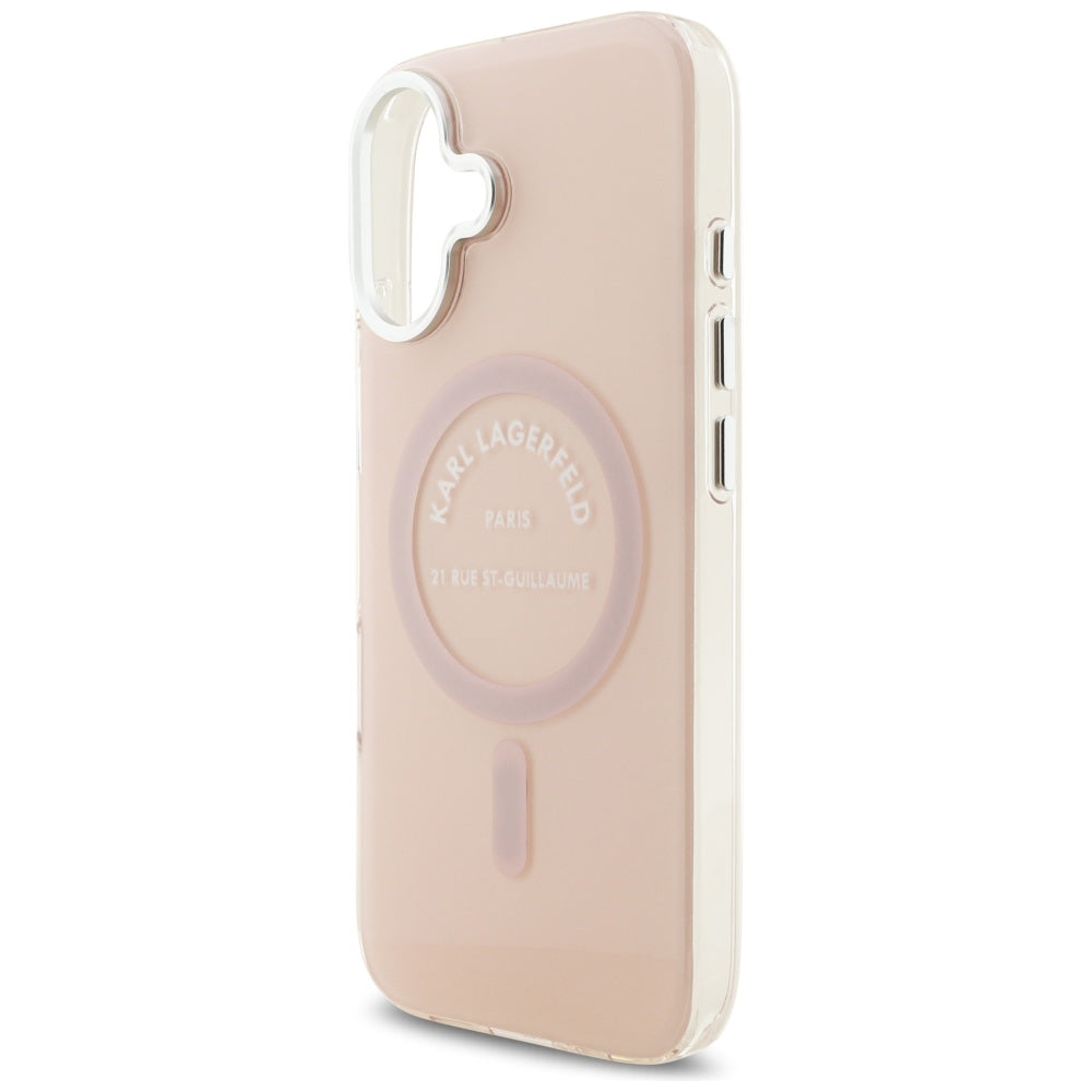 Karl Lagerfeld IML Karl RSG Logo MagSafe Case for iPhone 17 - Pink_5