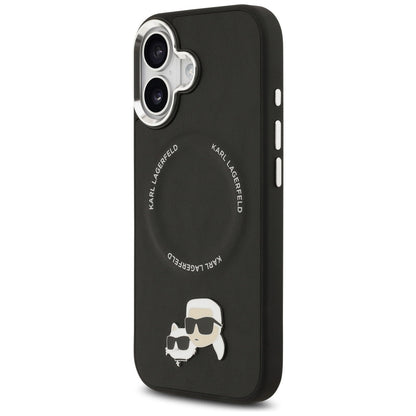 Karl Lagerfeld Karl &amp; Choupette Pins MagSafe Case for iPhone 17 - Black_1