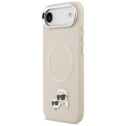 Karl Lagerfeld Karl &amp; Choupette Pins MagSafe Case for iPhone Air - Beige_1