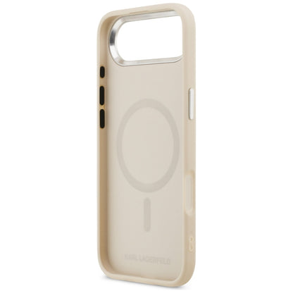Karl Lagerfeld Karl &amp; Choupette Pins MagSafe Case for iPhone Air - Beige_6