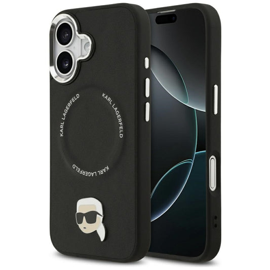 Karl Lagerfeld Karl Pin MagSafe Case for iPhone 17 - Black_0