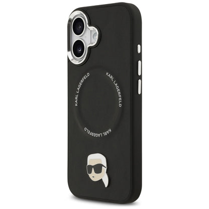 Karl Lagerfeld Karl Pin MagSafe Case for iPhone 17 - Black_1