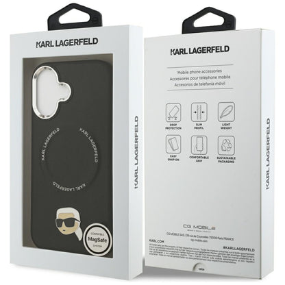 Karl Lagerfeld Karl Pin MagSafe Case for iPhone 17 - Black_7
