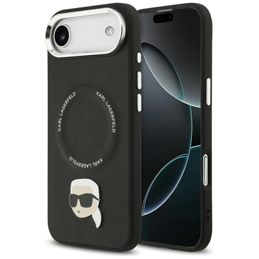 Karl Lagerfeld Karl Pin MagSafe Case for iPhone Air - Black_0