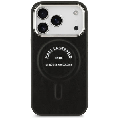 Karl Lagerfeld Karl RSG Logo MagSafe Case for iPhone 17 Pro - Black_2