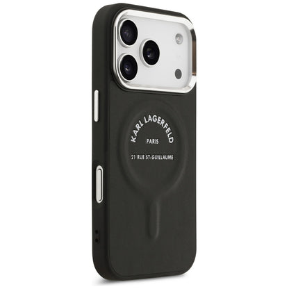 Karl Lagerfeld Karl RSG Logo MagSafe Case for iPhone 17 Pro - Black_3