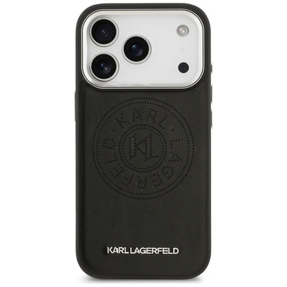 Karl Lagerfeld Point &amp; Metal Logo MagSafe Case for iPhone 17 Pro - Black_2