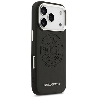 Karl Lagerfeld Point &amp; Metal Logo MagSafe Case for iPhone 17 Pro Max - Black_3