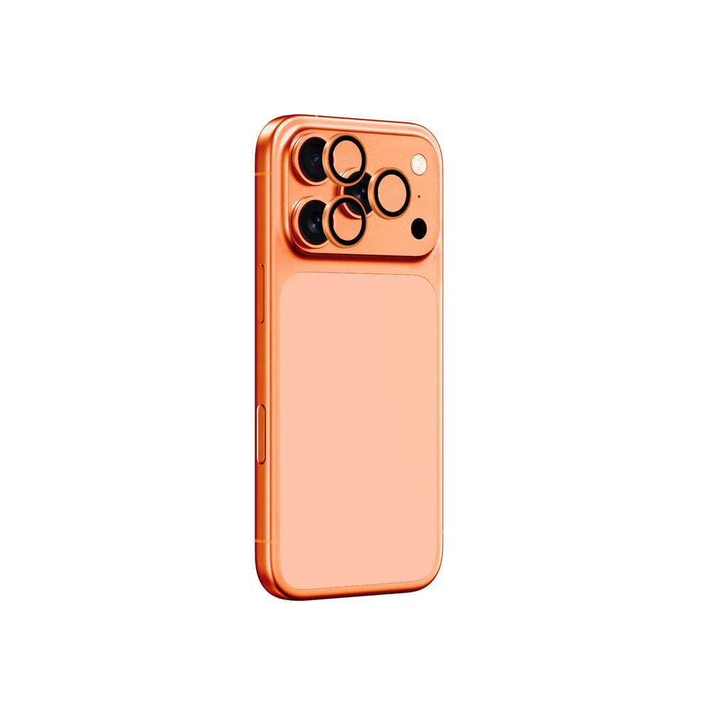 AmazingThing Camera Glass Protector for iPhone 17 Pro / Pro Max - with Orange Frame_1