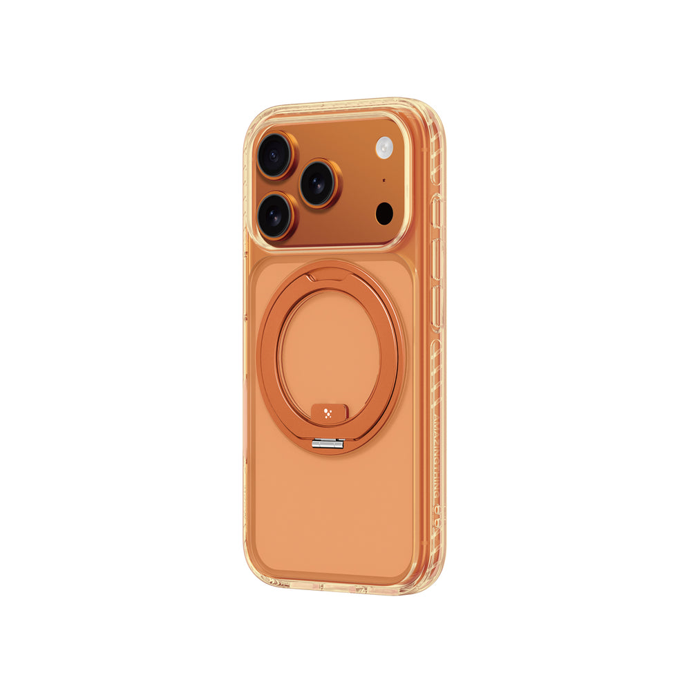 AmazingThing Titan Pro Spin case for iPhone 17 Pro Max compatible with MagSafe - orange_1