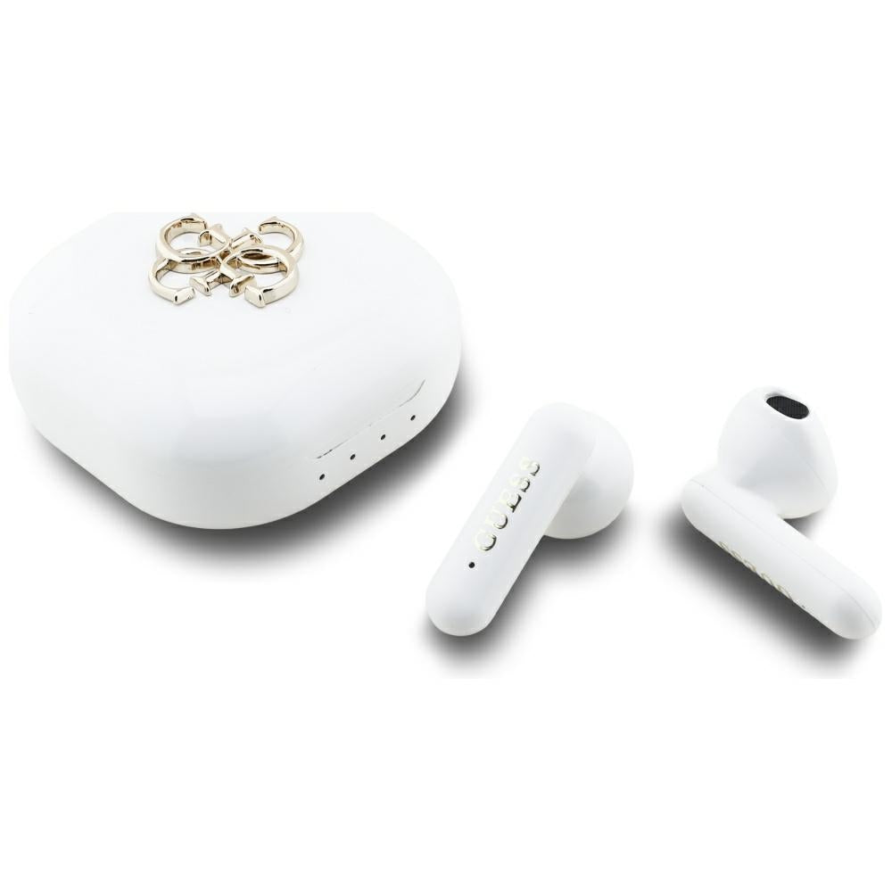Guess 4G Metal Logo TWS wireless headphones - white_0