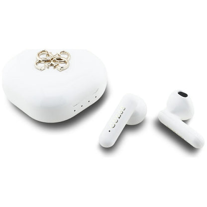 Guess 4G Metal Logo TWS wireless headphones - white_0