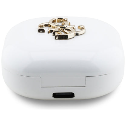 Guess 4G Metal Logo TWS wireless headphones - white_3