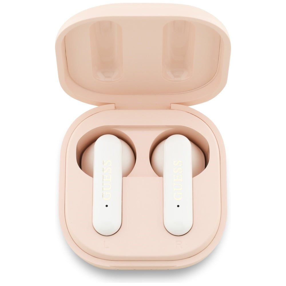 Guess 4G Metal Logo TWS Wireless Headphones - Pink_2