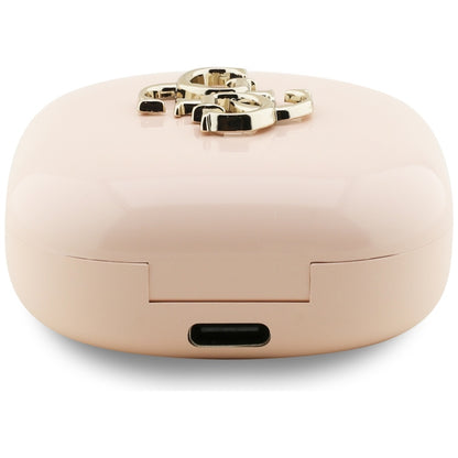 Guess 4G Metal Logo TWS Wireless Headphones - Pink_3