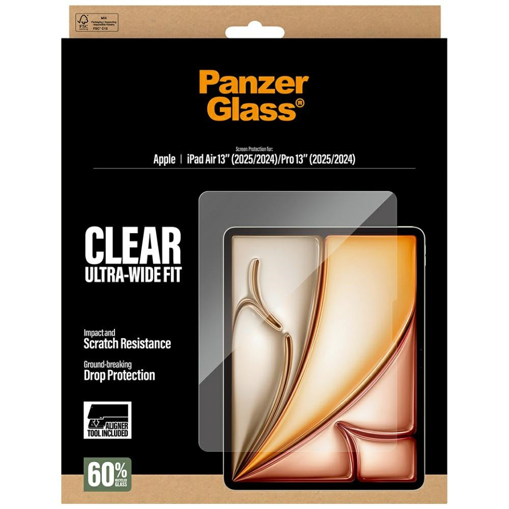 PanzerGlass Ultra-Wide Fit Tempered Glass for iPad Air 13" 2024 / 2025 / iPad Pro 13" 2024 / 2025_4
