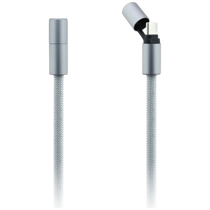 Karl Lagerfeld CBDY Choupette Charm USB-C Cable / USB-C Lanyard - Gray_2