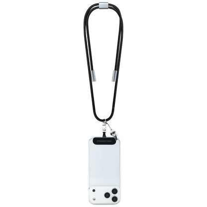 Karl Lagerfeld CBDY Ikonik Charm USB-C Cable / USB-C Lanyard - Black_1