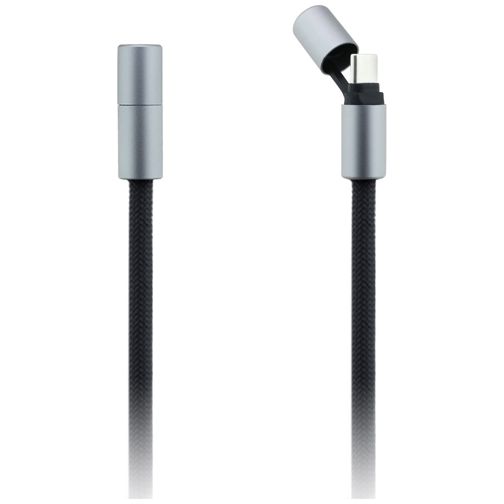 Karl Lagerfeld CBDY Ikonik Charm USB-C Cable / USB-C Lanyard - Black_2