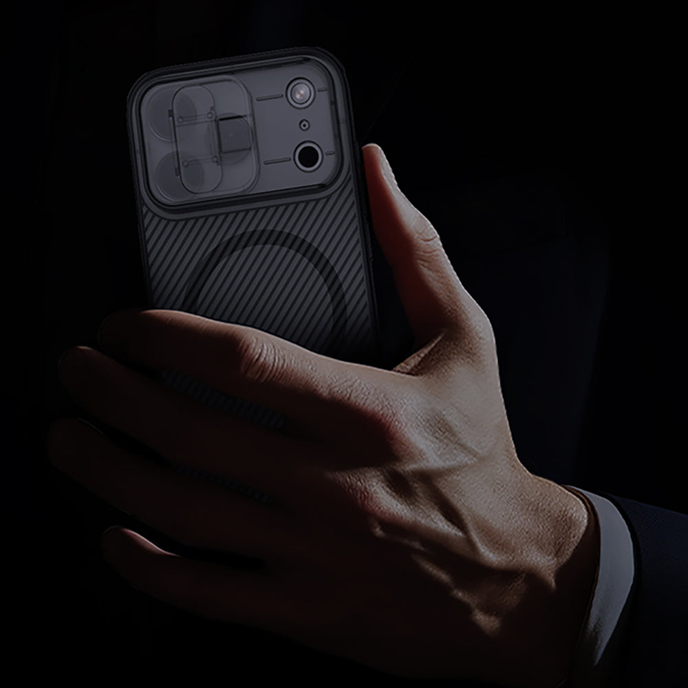 CamShield Pro Magnetic Case IP17 Pro Transparent black_12