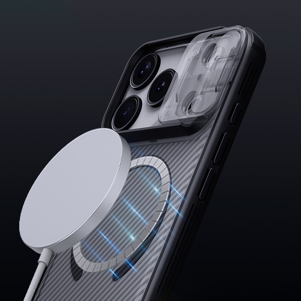 CamShield Pro Magnetic Case IP17 Pro Transparent black_13